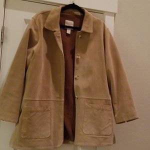 Genuine suede J.Jill jacket